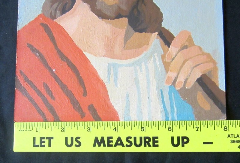 Jesus Paint By Number Paintings Unframed Vintage Religious Lot of 2 FREE SHIP gallery