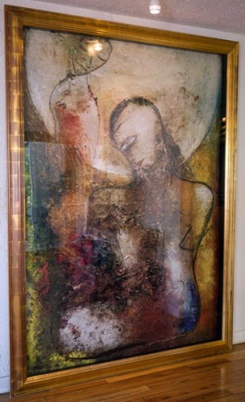 'Man In The Moon' by Jamali (Original Painting) gallery