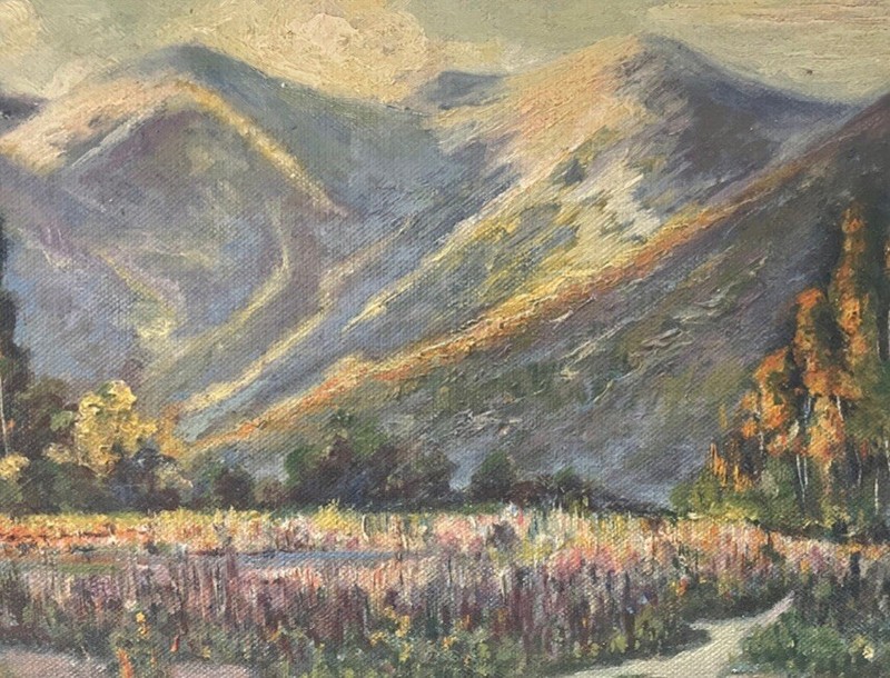 Benjamin Chambers Brown (American, 1865-1942) Wildflowers, Oil on Board gallery