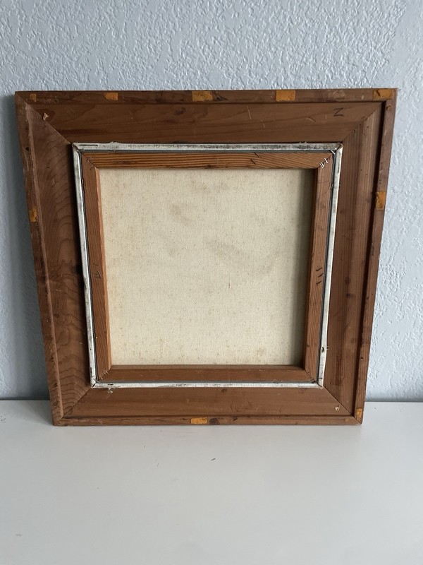 Framed Canvas Painting (19.4” X 19.4”) gallery