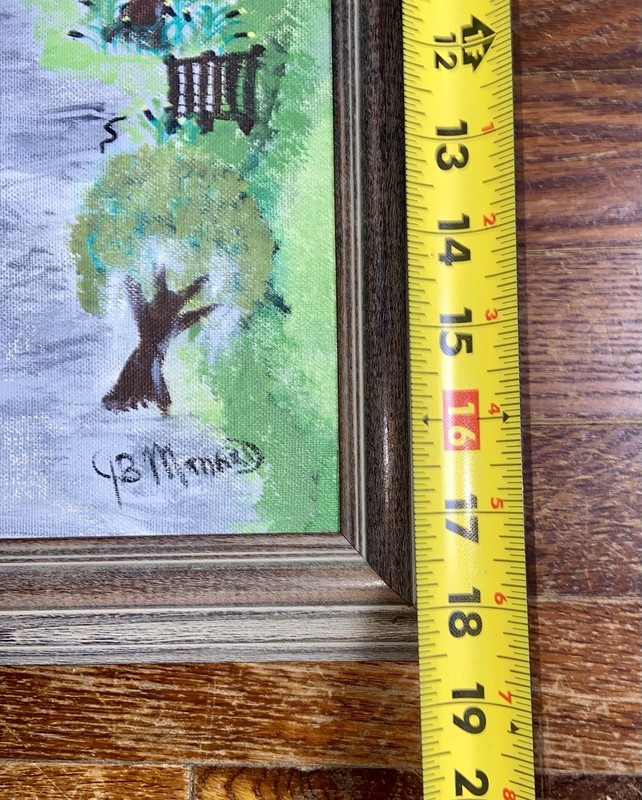 VtG Framed Louisiana Folk Art Painting Rural Black Family JB Menard 23x18” gallery