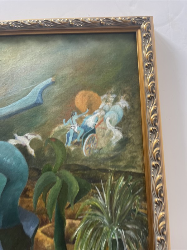 Charles elmer Harris Painting Abstract Surrealism Modernism Listed Ben E Kosh gallery