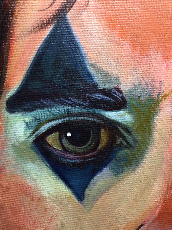 Joaquin Phoenix Joker Arthur Fleck 18”x24” Hand Painted Acrylic On Canvas gallery