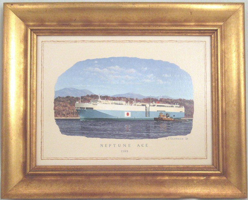 1989 Len Tantillo Original Painting, «Neptune Ace»