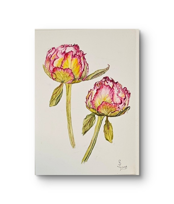 Watercolor Fansy Flower home decor. Expression Created Just for You