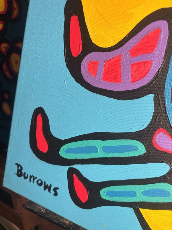 🇨🇦🌈Original Acrylic Painting by Karl Burrows (b. 1956)🌈 gallery