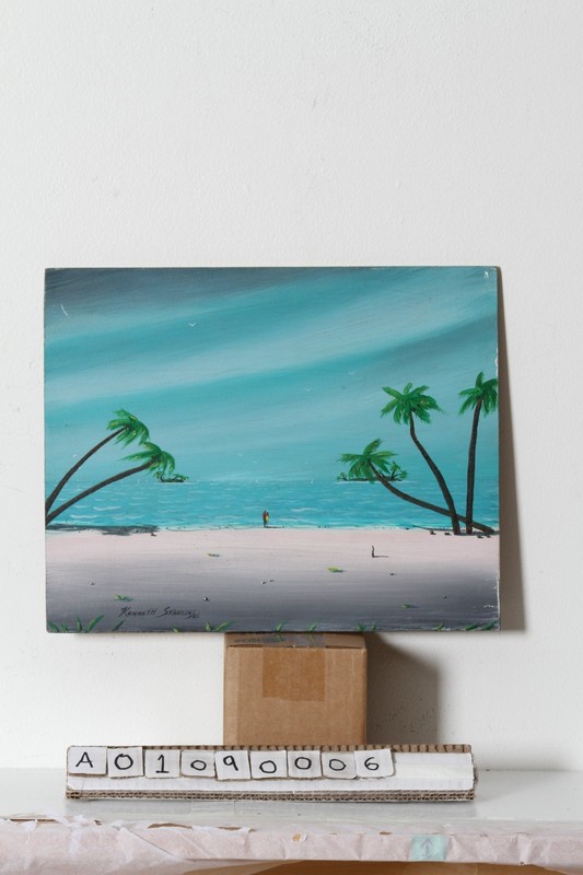 "Maui Shore" By Kenneth Stancin Signed 2005 Acrylic/Oil Painting on Board gallery