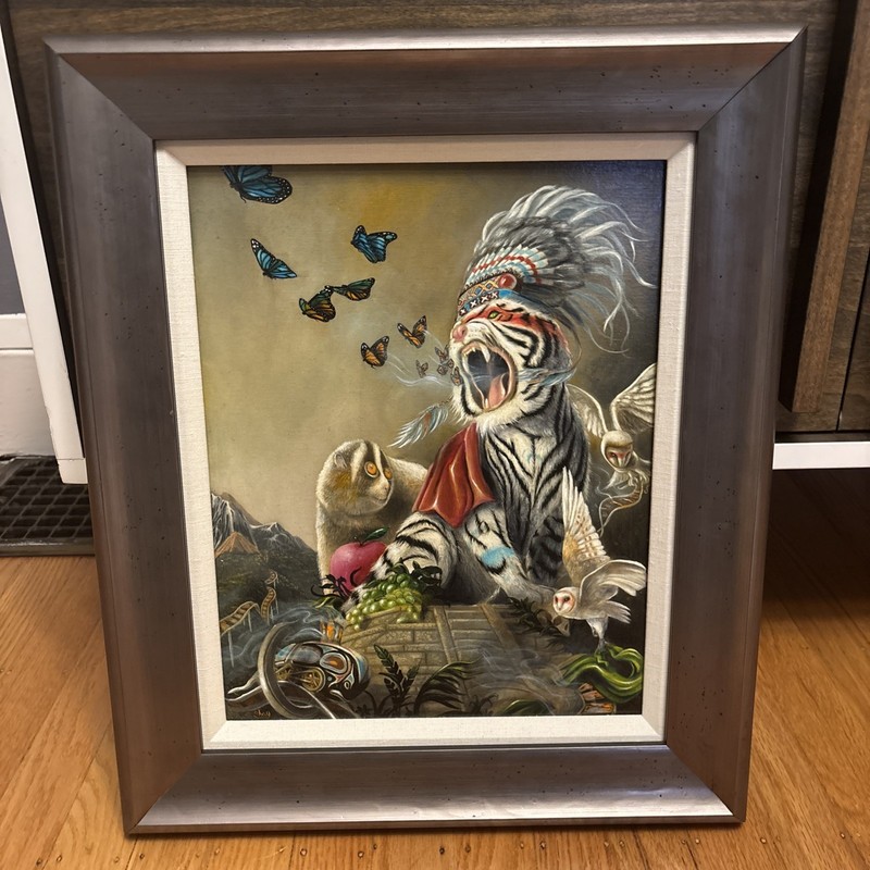 Shay Davis – Putting It Back Together – Original 11×14 Oil Painting Framed