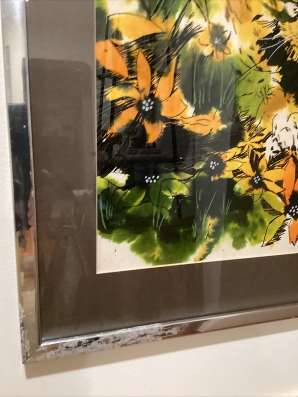 Paul Richards( b. 1949 ) Vintage Watercolor Painting “Lion Cub “ gallery