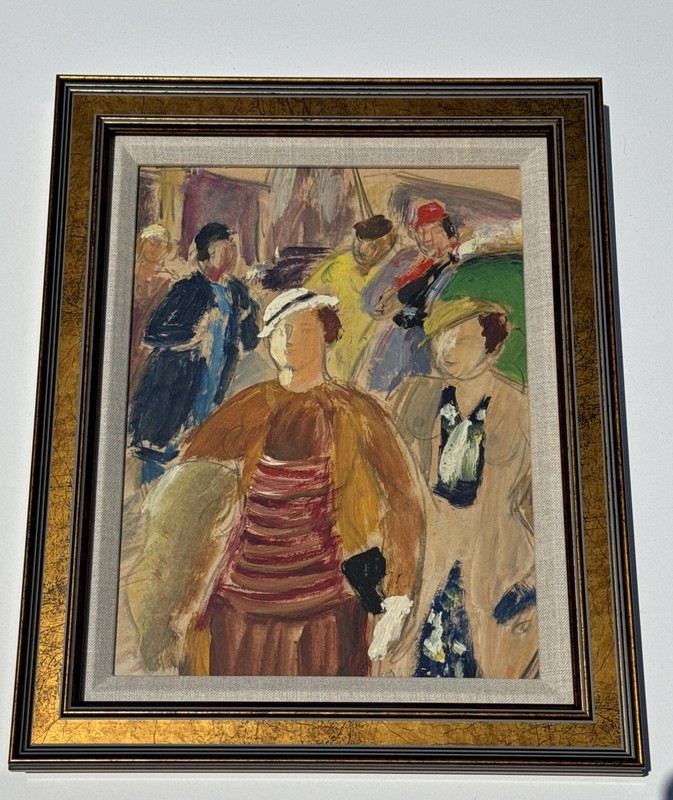 Jo Cain PAINTING WPA REGIONALISM AMERICAN OIL FAMOUS LISTED ANTIQUE 1930’S