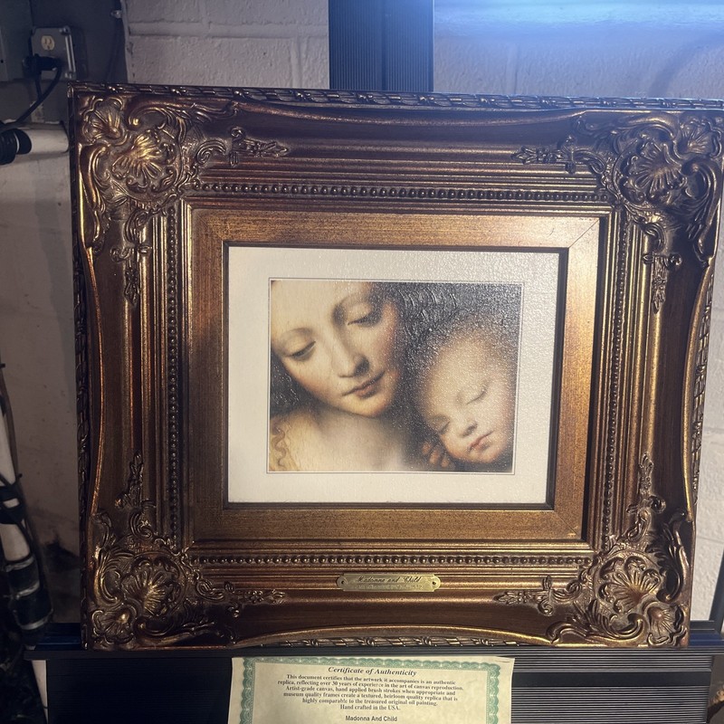 Reproduction Of Madonna And Child, Luini, Bernardino 1475-1532 Oil Painting