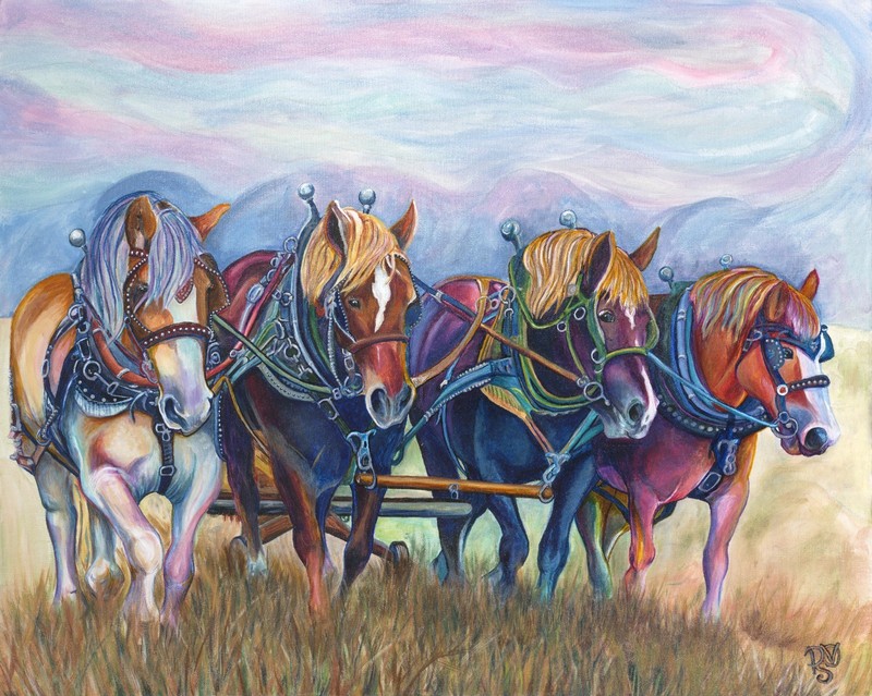 Original Acrylic – Harnessed For Adventure