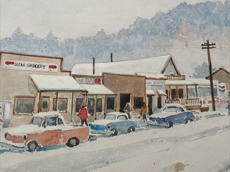 California Painting Landscape Historic Winter Julian Regionalism Impressionism gallery