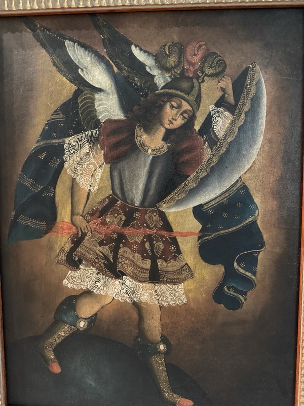 ‘Angel Arcabucero' from the Cuzco School 20”x16” gallery