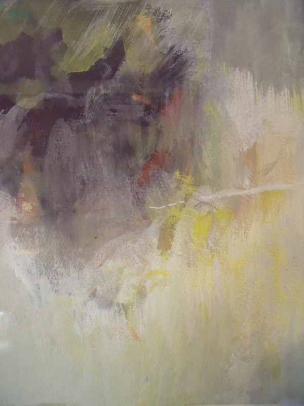 THOMAS GEORGE:1918-2014 «Storm Warning» Framed Modernist Betty Parsons Gallery