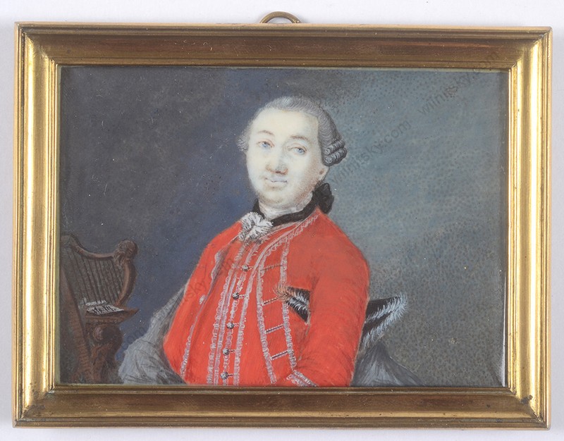 Johann Tannauer (1719-?) «St. Petersburg opera singer Ignaz Doll», 1762