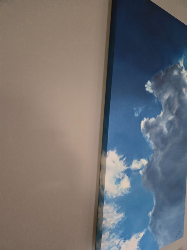 Cloud paining, large, blue, paintings of clouds gallery