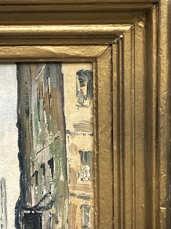 M. Janpol (French, 20th C), Mid-20th Cent. Original O/C "View Of Paris", Signed! gallery