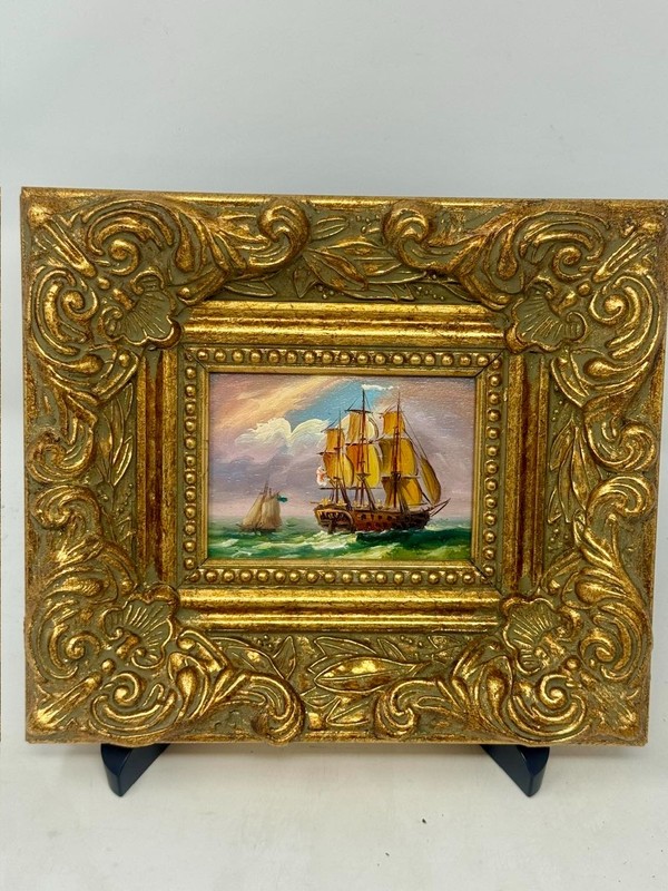 Sailing Ship Seascape Painting