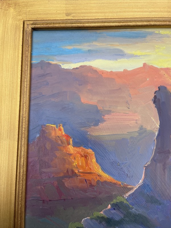 American Impressionism Painting Listed Landscape Grand Canyon Silvio Silvestri gallery