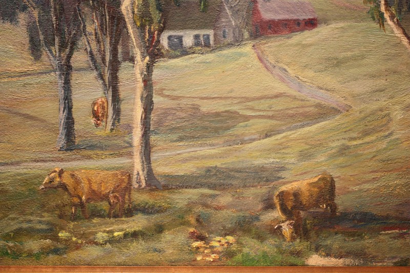 CALIFORNIA PLEIN AIRE LANDSCAPE OIL ON CANVAS BY AGANETTA WIEBE gallery