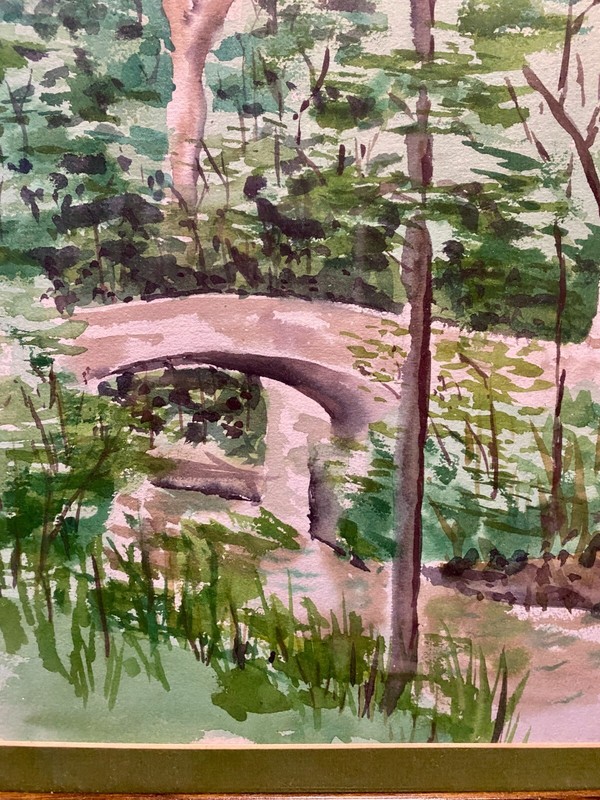 Daniel J. Bernhardt - Kansas City & Quincy, IL Artist - Watercolor 1980 20 x 26 gallery