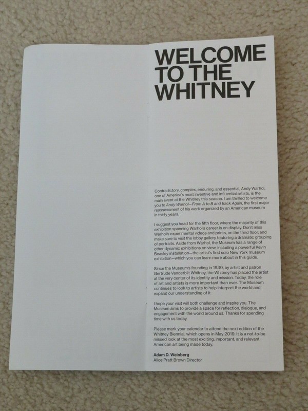 Whitney Museum NYC Guide - Andy Warhol Exhibit - March 2019 gallery
