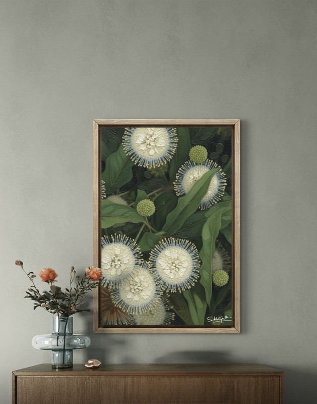 Art NEW “The Forest Holds The Light” Original Large Oil Painting Luxury Home gallery