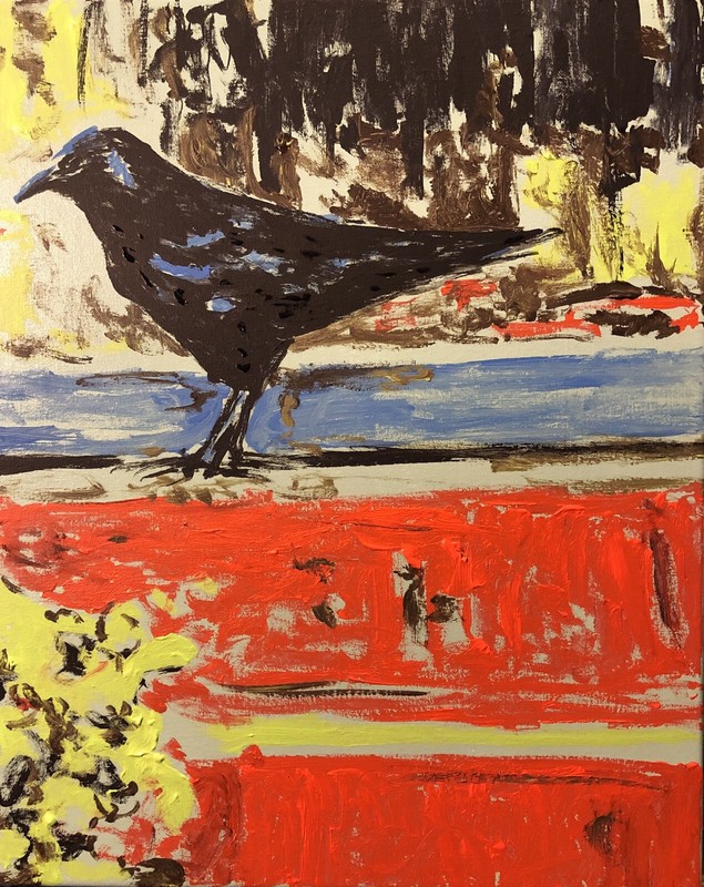 “Sorry, I Scratched Your Sky ”,Original Painting Canvas Book Art Page 3, 1 Of 1