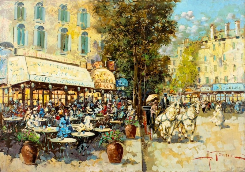 Antonio Gravina (Italy,1934-2011) oil painting 136670