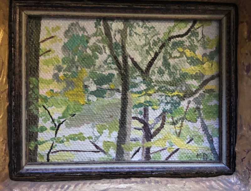 “FIVE MILE WOOD” Marguerite DORENBACH; BUCKS COUNTY CUNNINGHAM FRAME gallery