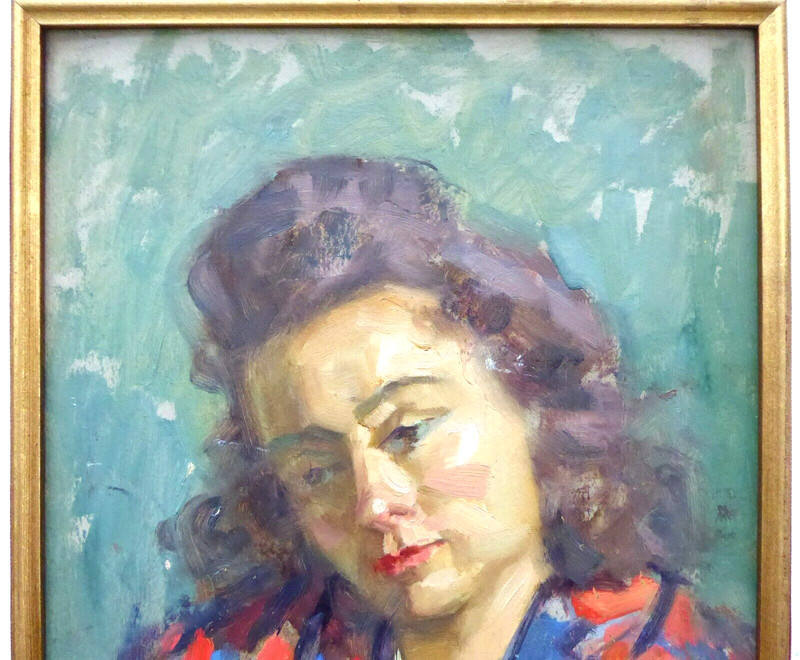 Leopoldo Santa Maria de Obregon 1887-1970 Portrait Girl Woman Collectible! gallery