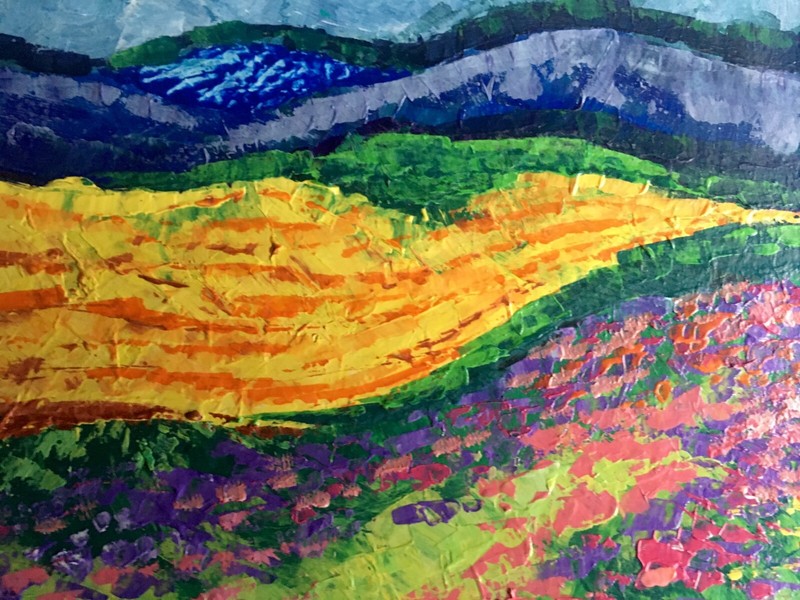 Oil Painting Carpathians Zadorozhnya V. Unframed Original Decor Art nAAA2546 gallery
