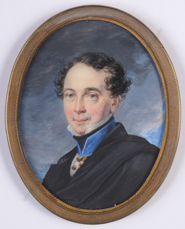 Adalbert (Vojtěch) Suchy «Colonel Michael v. Pidoll zu Quittenbach» miniature(1)