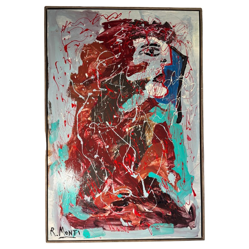 R. Monti Abstract Painting