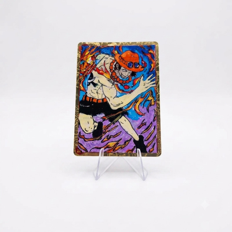 Hand Painted ONE PIECE ACEO Card – Ace Original Acrylic Art OOAK
