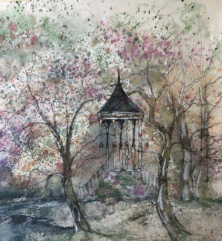 Shaded Gazebo By Anna Ray gallery