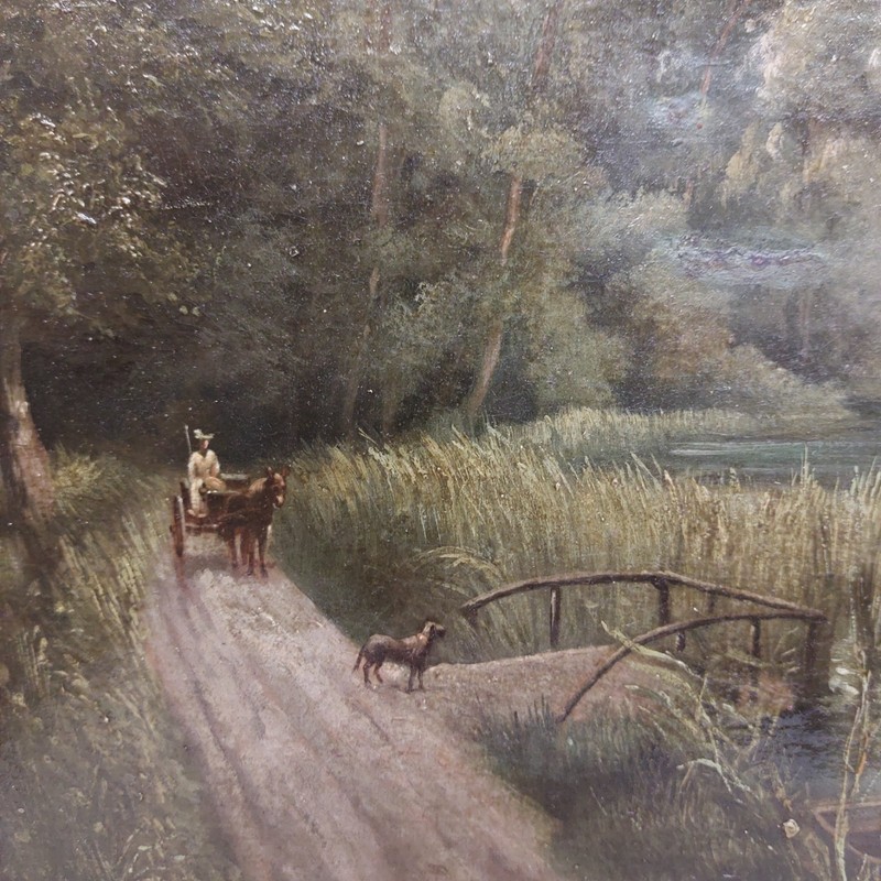 oil painting antique gallery