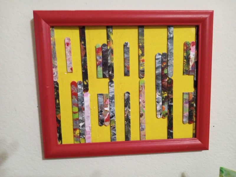 Art RECYCLE PEACE #9