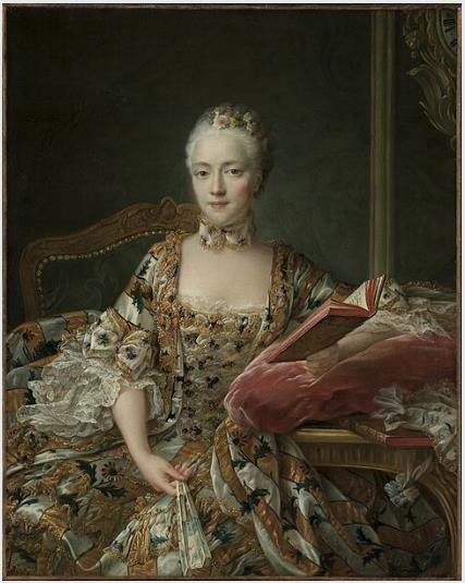 Art Giclee Painting François Hubert Drouais: Marquise d’Aigurande Clevelandart