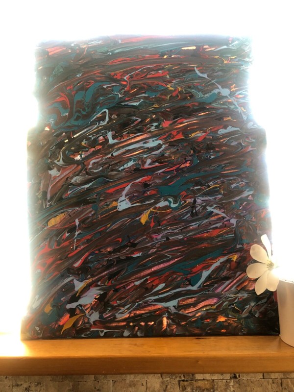 High Quality Hand-Painted Abstract Canvas Oil Painting Large Textured Wall Art