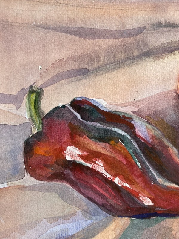 “ Tomatoes” Original Watercolor painting Ukrainian artist. Ukraine gallery