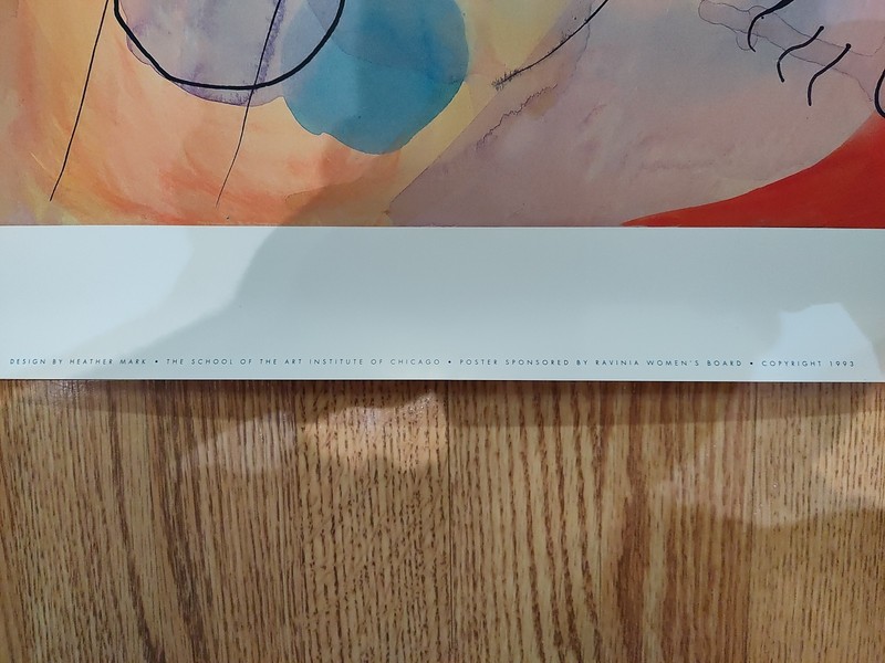 vintage ravinia music festival 1993 poster Heather Mark 24x36 gallery