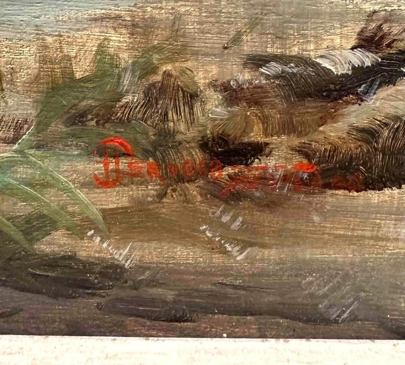 Fortunato Jervoso -Philippine Farmer Plowing Field w/ Caribou circa 1940s/50s gallery