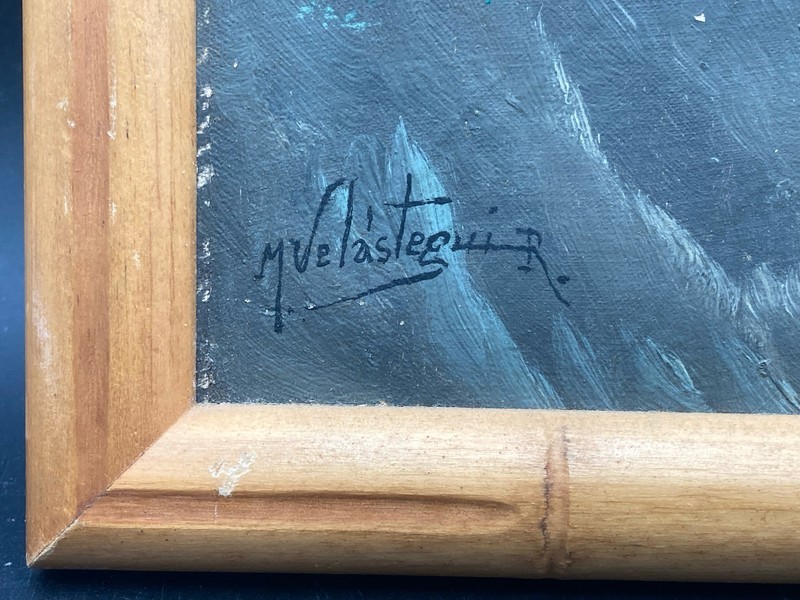 Original M. Velastegui Signed "Chimborazo" Painting gallery