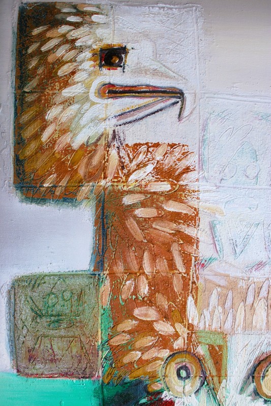 CARLOS JUEZ 1935 VINTAGE OIL PAINTING CANVAS TEXTURED SIGNED COLOMBIAN MASTER gallery