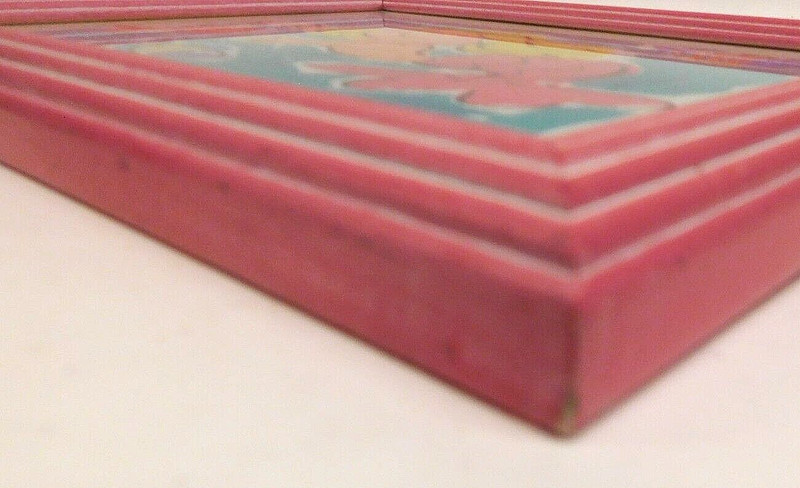 Pink Wood Framed Sally Huss Mermaid and Fish Ocean Print Art Picture Wall Sea gallery