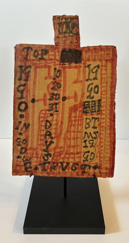 Zebedee «ZB» Armstrong Cardboard Doomsday Calendar – A beautiful piece!