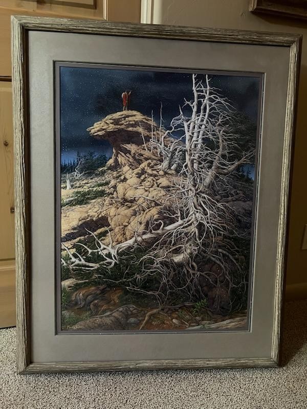 «Prayer for the Wild Things» Original Watercolor by Bev Doolittle