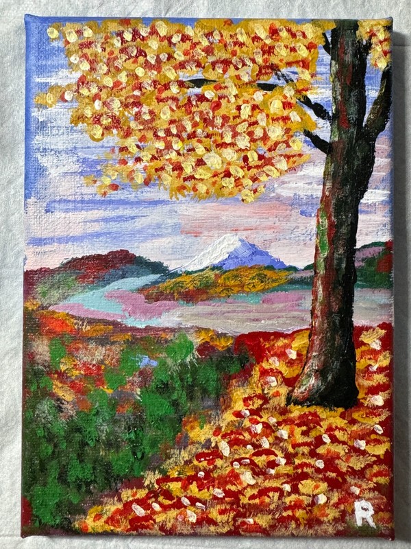ART PICTURE CANVAS, ACRYLIC 5×7 inch, NICE, BEAUTIFUL, HANDMADE.